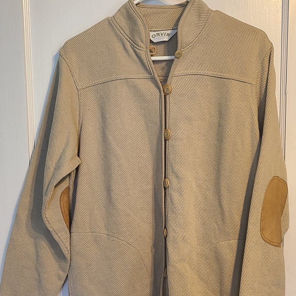 Orvis Women's Cardigan Sweater with Elbow Patches